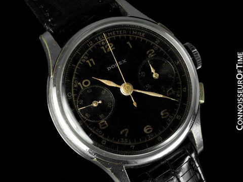 1940's Swiss Vintage Professional & Sporting Telemeter Mens Chronograph Watch