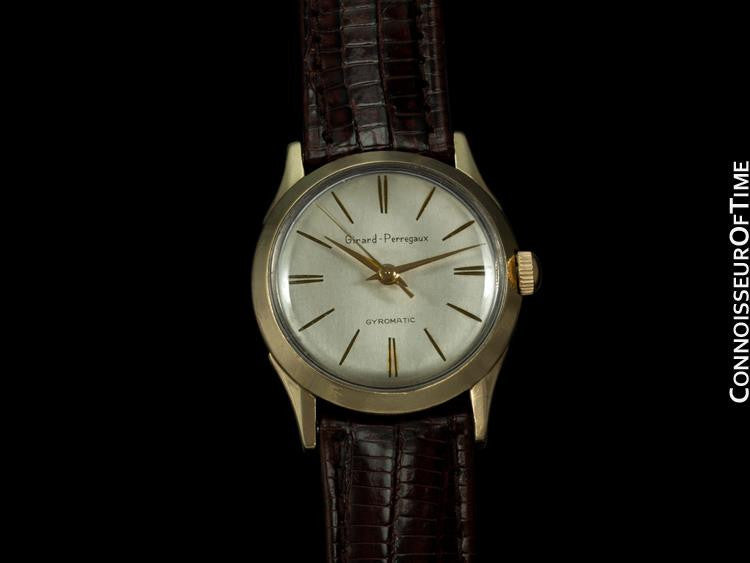 1950 s Girard Perregaux Gyromatic Vintage Mens Midsize 31mm 10K