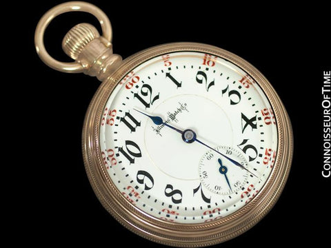 1906 Illinois Railroad 18 size Gold Filled Pocket Watch - (23J) 24J Bunn Special